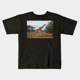 Rothschild's Giraffe, Lake Nakuru, Kenya Kids T-Shirt
